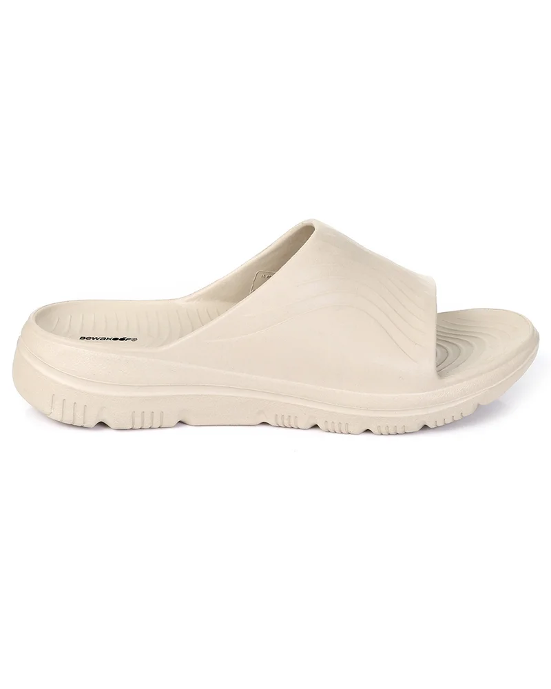 bewakoof Men's Beige EVA Comfy Sliders